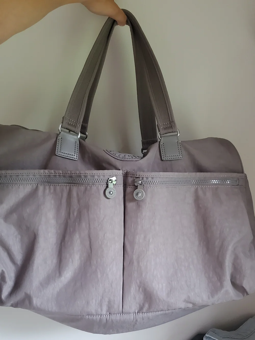 Kipling Duffel Bag - Grey Lightweight Travel
